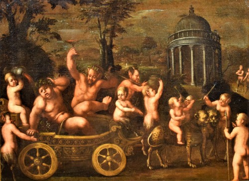 Triumph of Bacchus, Flemish school  early17th century